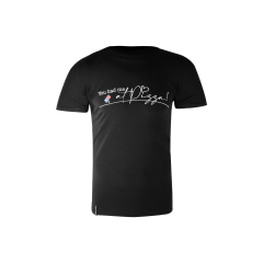 Black domino's t-shirt women