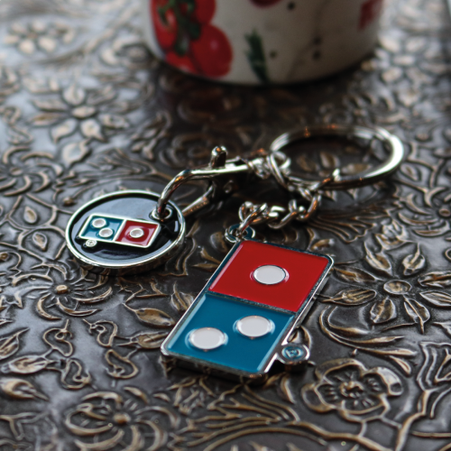 Domino's Metal Keychain – Durable & Stylish