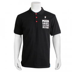 Men's Polo - Pizza Makes Everything Better