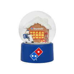 Domino's snowglobe